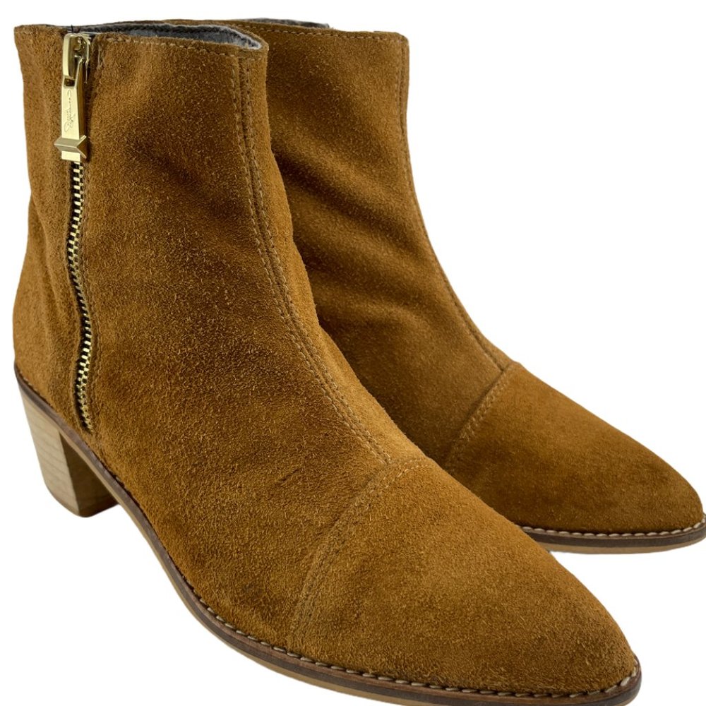 Report Signature Jackal Suede Stacked Heeled Boot